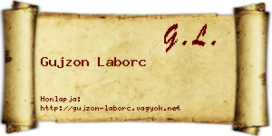 Gujzon Laborc névjegykártya